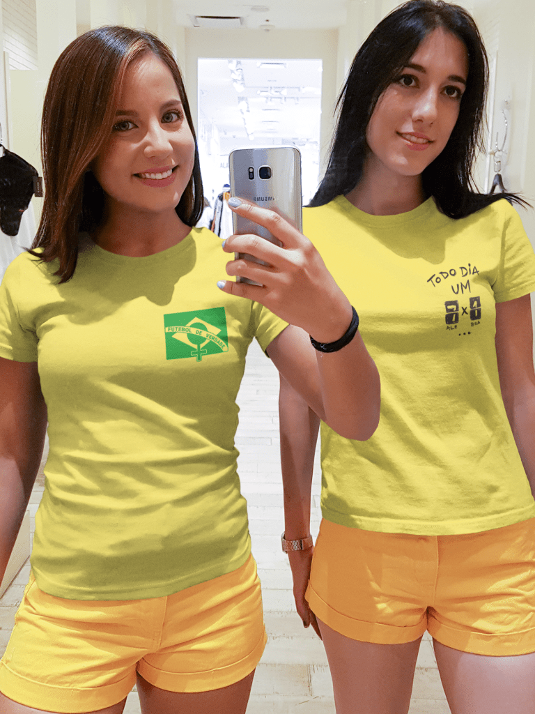 camiseta seleção feminina de futebol
