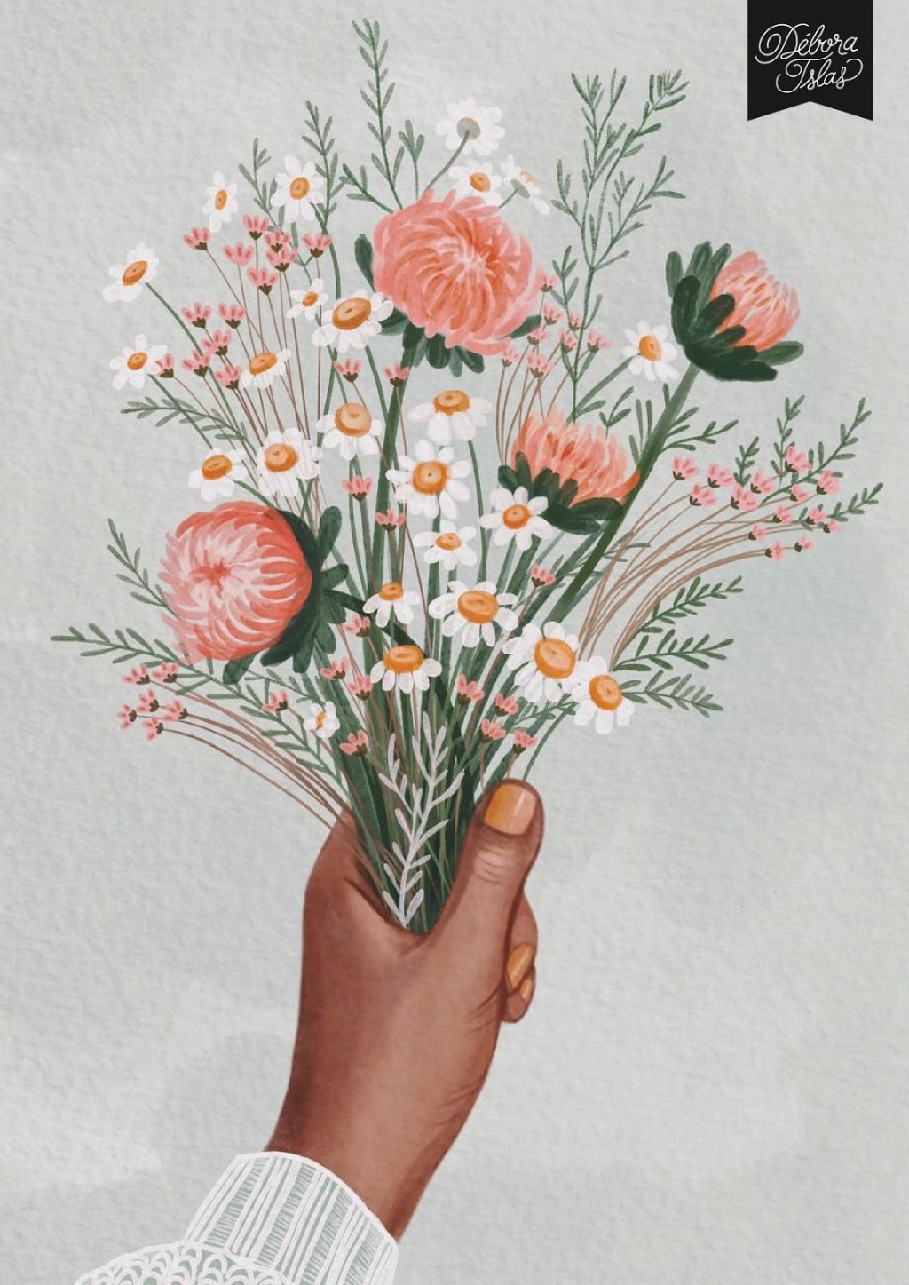 desenho floral por debora islas