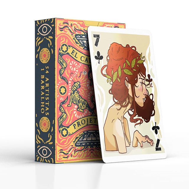 Carta de baralho desenhada por Se Cordeiro