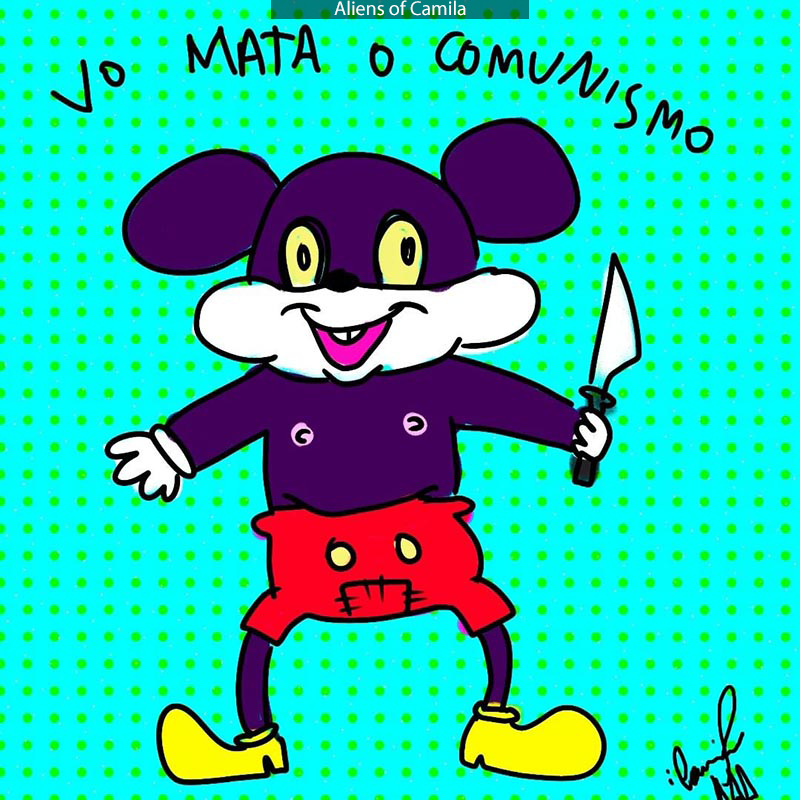 desenho participante do concurso mickey feio
