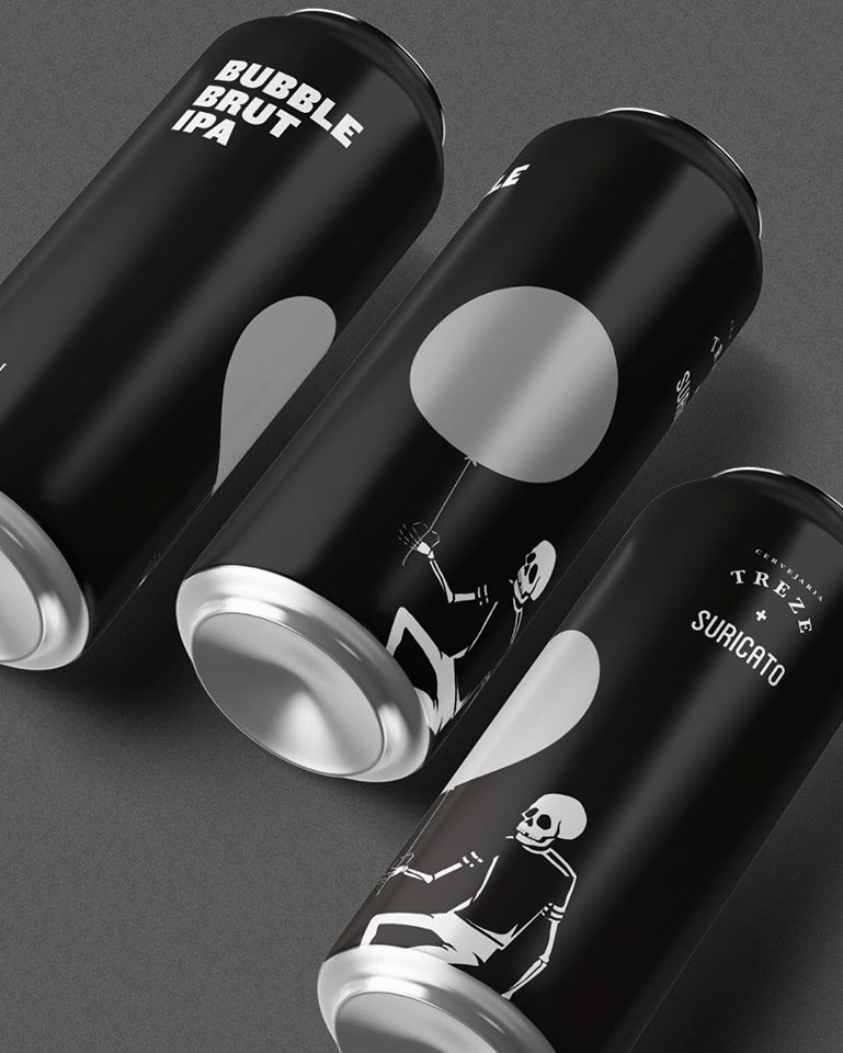 cerveja bubble brut da cervejaria Treze
