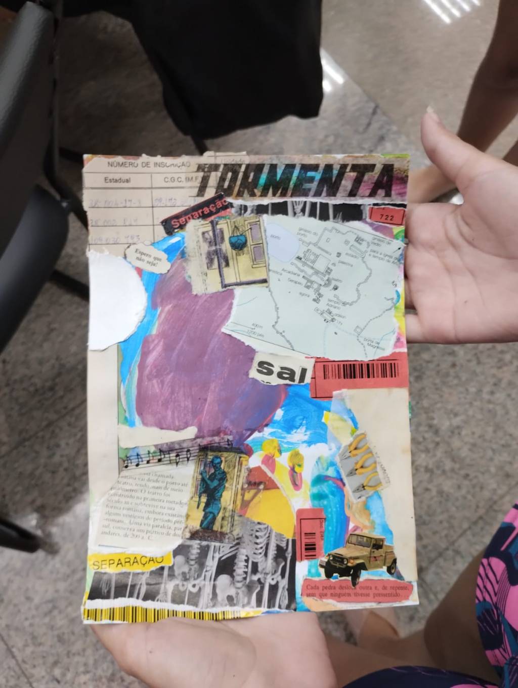 Oficina de Zine com Mixed Media por Leo Daruma no Festival El&nbsp;Cabriton